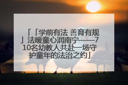 「学前有法 善育有规」法暖童心润南宁——710名幼教人共赴一场守护童年的法治之约