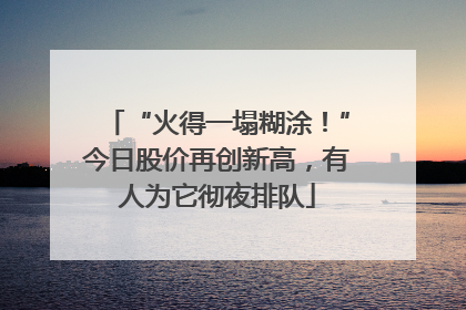 “火得一塌糊涂！”今日股价再创新高，有人为它彻夜排队