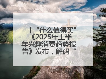 “什么值得买”《2025年上半年兴趣消费趋势报告》发布，解码“心价比”时代兴趣消费新范式