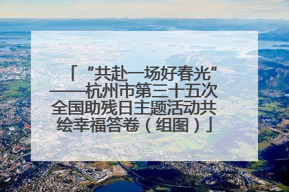 “共赴一场好春光”——杭州市第三十五次全国助残日主题活动共绘幸福答卷（组图）