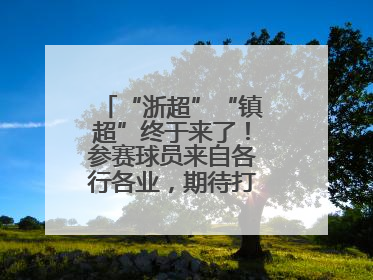“浙超”“镇超”终于来了！参赛球员来自各行各业，期待打好每一场比赛
