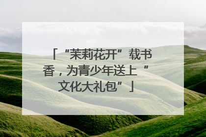 “茉莉花开”载书香，为青少年送上“文化大礼包”