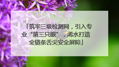 筑牢三级检测网，引入专业“第三只眼”，浠水打造全链条舌尖安全屏障