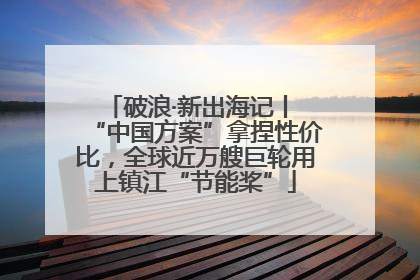 破浪·新出海记丨 “中国方案”拿捏性价比，全球近万艘巨轮用上镇江“节能桨”