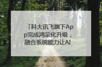 科大讯飞旗下App完成鸿蒙化升级，融合系统能力让AI服务触手可及