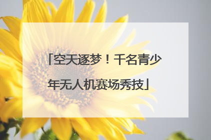 空天逐梦！千名青少年无人机赛场秀技