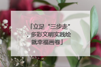 立足“三步走”，多彩文明实践绘就幸福画卷