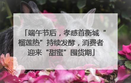 端午节后，孝感首衡城“榴莲热”持续发酵，消费者迎来“甜蜜”囤货期
