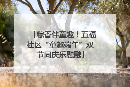 粽香伴童趣！五福社区“童趣端午”双节同庆乐融融