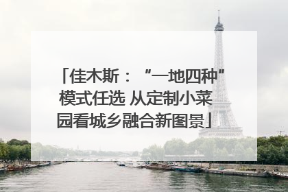 佳木斯：“一地四种” 模式任选 从定制小菜园看城乡融合新图景