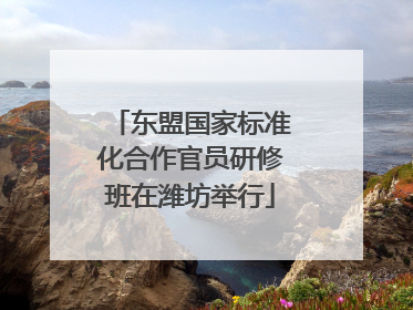 东盟国家标准化合作官员研修班在潍坊举行