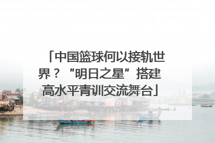 中国篮球何以接轨世界？“明日之星”搭建高水平青训交流舞台