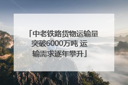 中老铁路货物运输量突破6000万吨 运输需求逐年攀升