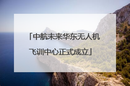 中航未来华东无人机飞训中心正式成立