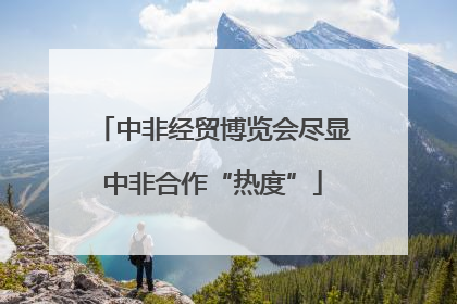 中非经贸博览会尽显中非合作“热度”