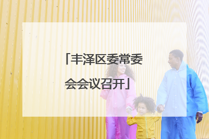 丰泽区委常委会会议召开