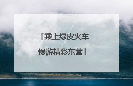 乘上绿皮火车 慢游精彩东营