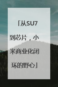 从SU7到芯片，小米商业化闭环的野心