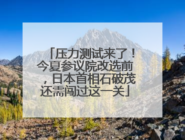 压力测试来了！今夏参议院改选前，日本首相石破茂还需闯过这一关