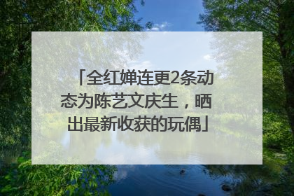 全红婵连更2条动态为陈艺文庆生，晒出最新收获的玩偶
