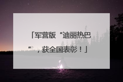军营版“迪丽热巴”，获全国表彰！