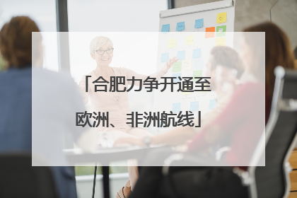 合肥力争开通至欧洲、非洲航线