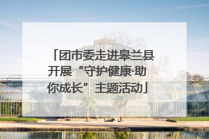 团市委走进皋兰县开展“守护健康·助你成长”主题活动