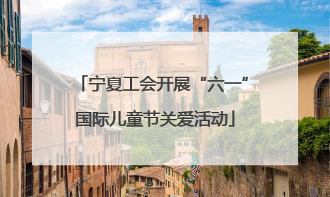 宁夏工会开展“六一”国际儿童节关爱活动