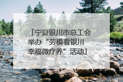 宁夏银川市总工会举办“劳模看银川 幸福微疗养”活动