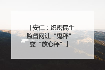 安仁：织密民生监督网让“鬼秤”变“放心秤”