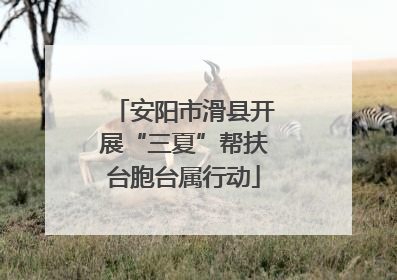 安阳市滑县开展“三夏”帮扶台胞台属行动