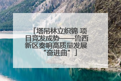 塔吊林立织锦 项目竞发成势——鲁西新区奏响高质量发展“奋进曲”