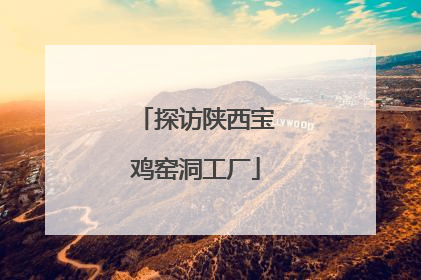 探访陕西宝鸡窑洞工厂