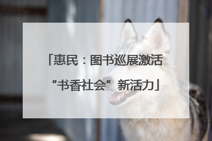 惠民：图书巡展激活“书香社会”新活力
