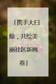携手大扫除，共绘美丽社区新画卷