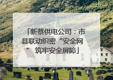 新蔡供电公司：市县联动织密“安全网” 筑牢安全屏障