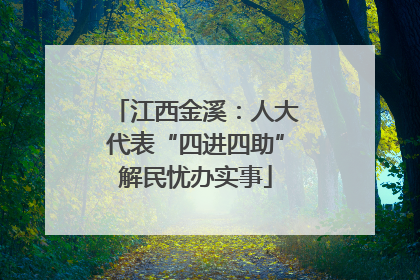 江西金溪：人大代表“四进四助”解民忧办实事