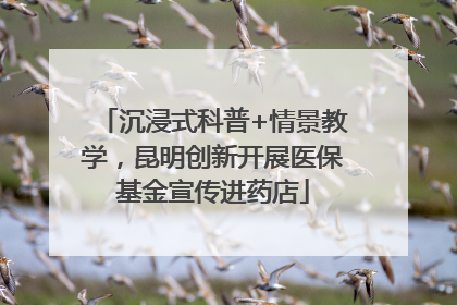 沉浸式科普+情景教学，昆明创新开展医保基金宣传进药店
