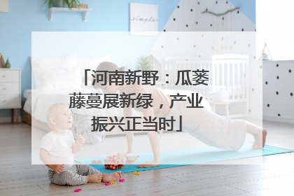 河南新野：瓜蒌藤蔓展新绿，产业振兴正当时