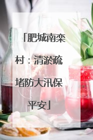 肥城南栾村：清淤疏堵防大汛保平安