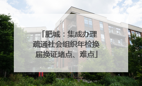 肥城：集成办理 疏通社会组织年检换届换证堵点、难点