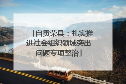 自贡荣县：扎实推进社会组织领域突出问题专项整治