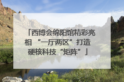 西博会绵阳馆精彩亮相 “一厅两区”打造硬核科技“矩阵”