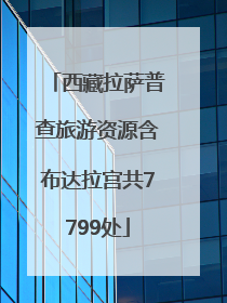 西藏拉萨普查旅游资源含布达拉宫共7799处