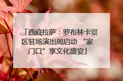 西藏拉萨：罗布林卡景区驻场演出周启动 “家门口”享文化盛宴