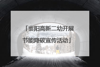 襄阳高新二幼开展节能降碳宣传活动