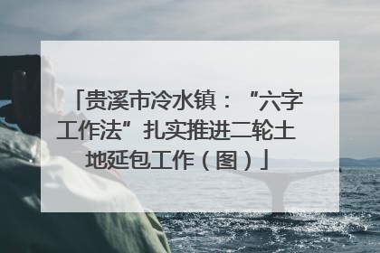 贵溪市冷水镇：“六字工作法”扎实推进二轮土地延包工作（图）