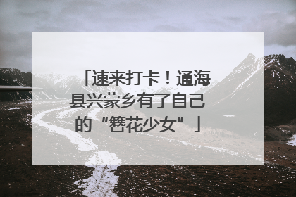 速来打卡！通海县兴蒙乡有了自己的“簪花少女”