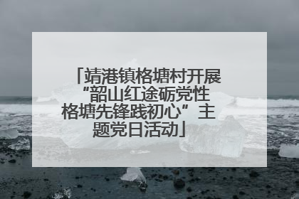 靖港镇格塘村开展“韶山红途砺党性 格塘先锋践初心”主题党日活动