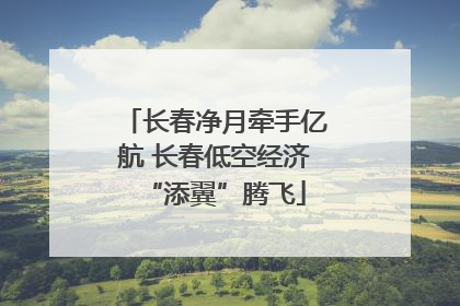 长春净月牵手亿航 长春低空经济“添翼”腾飞